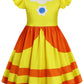 Marendyee Girls Princess Costume for Toddler Halloween Cosplay Dress Birthday Outfit