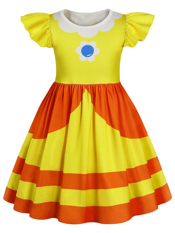 Marendyee Girls Princess Costume for Toddler Halloween Cosplay Dress Birthday Outfit