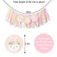 Some Bunny Is One High Chair Banner - Easter Bunny 1st Birthday Highchair Banner for Girls, Spring Rabbit 1st Birthday Decoratio