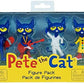 Pete the Cat Collectible Figure Pack  Includes 4 Pete the Cat Figurines, 3 Inches  For Ages 3 Plus