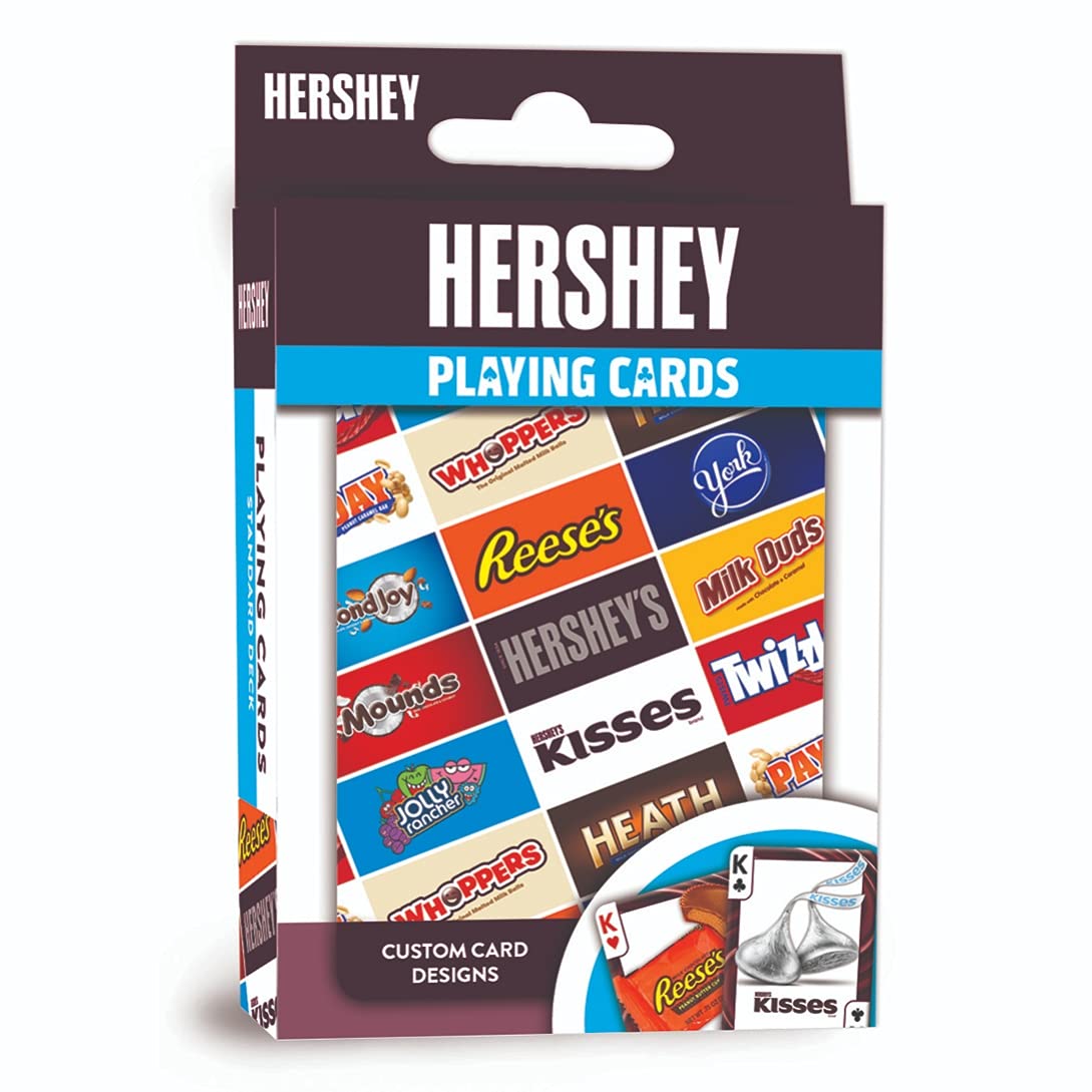 Masterpieces Officially Licensed Hershey Playing Cards - 54 Card Deck For Adults