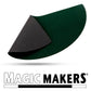 Magic Makers Standard Half Circle Close-Up Performance Pad - Hunter Green (22.5 X 11.5 Inches)
