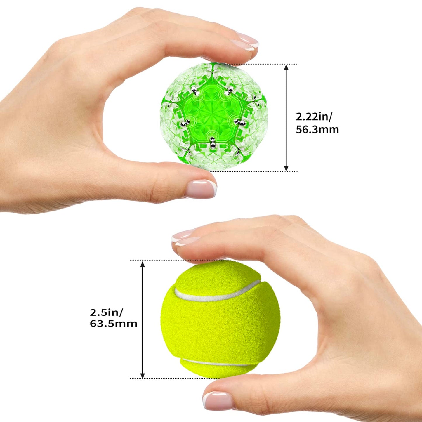 Dyrdm Magnetic Fidget Sphere 12 Pcs, Magnetic Fidget Toy, Desk Toys For Office And Stress Relief & Anxiety For Adults, Magnets S