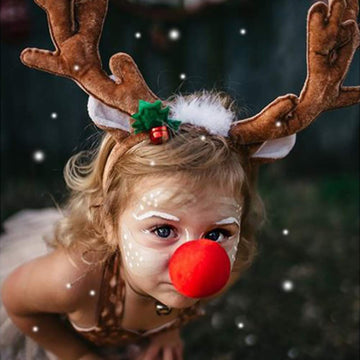 Baby Deer Costume Toddler Reindeer Costume Newborn 1St Christmas Outfit Girl Romper Reindeer Antlers Headband Xmas Holiday Photo Shoot Halloween Dress Up Cosplay Costumes Brown - Reindeer 0-3 Months