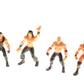 PowerTRC 2 Pack 32 Pcs Wrestling Toys for Kids, Wrestler Play Set with 2 Wrestle Rings Style, 12 Super Wrestlers, Many Realistic