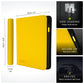 Vault X 12 XL Pocket Trading Card Zip Binder - 624 cards  enhanced Exo-Tec Album Material  26 Side-Loading Pages  Folder for Collectible Card Games  Sports  TCG (Yellow)