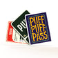 Puff Puff Pass Vol. 2: The Card Game for Stoners w/ 109 Hilarious Trivia, Conversation Starters, Would You Rathers, and More.