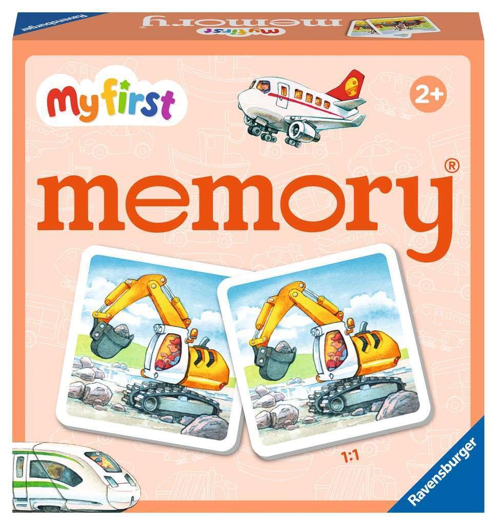 Ravensburger Vehicles My First Memory® Game For Kids Ages 2 And Up – A Fun & Fast Picture Matching Game