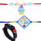 Brown Leaf Kids And Adults Rakhi Set