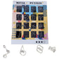 Craveon 16 Pieces Stainless Steel Metal Wire Puzzles IQ Brain Teaser Games Unlock Interlock Toys for Adults & Kids  Assorted