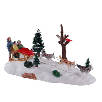 Lemax Dog Sledding Afternoon #13557