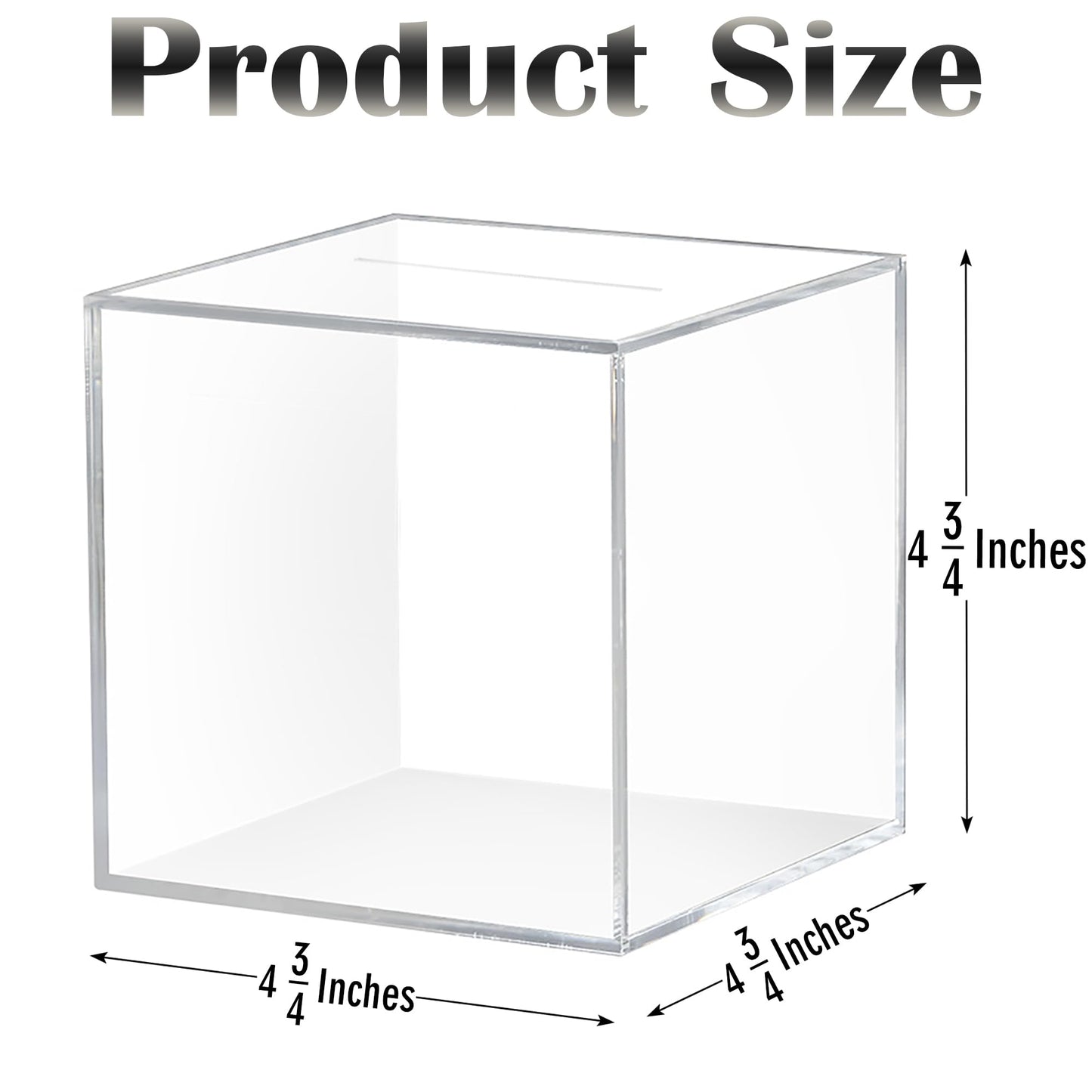 Linglingo Piggy Bank For Adults, Unbreakable Piggy Bank, Clear Acrylic Money Box, Money Saving Challenge Box For Cash Coin, Must Break To Open, Easy And Fun Way To