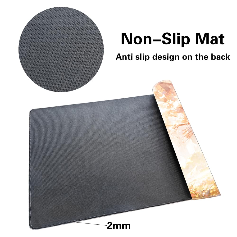 Sixtore Premium Board Game 14X24In Tcg Playmat Compatible For Ocg Ccg Rpg Mtg Playmats,Mousepad Desk Mats(Loyal Dogs)