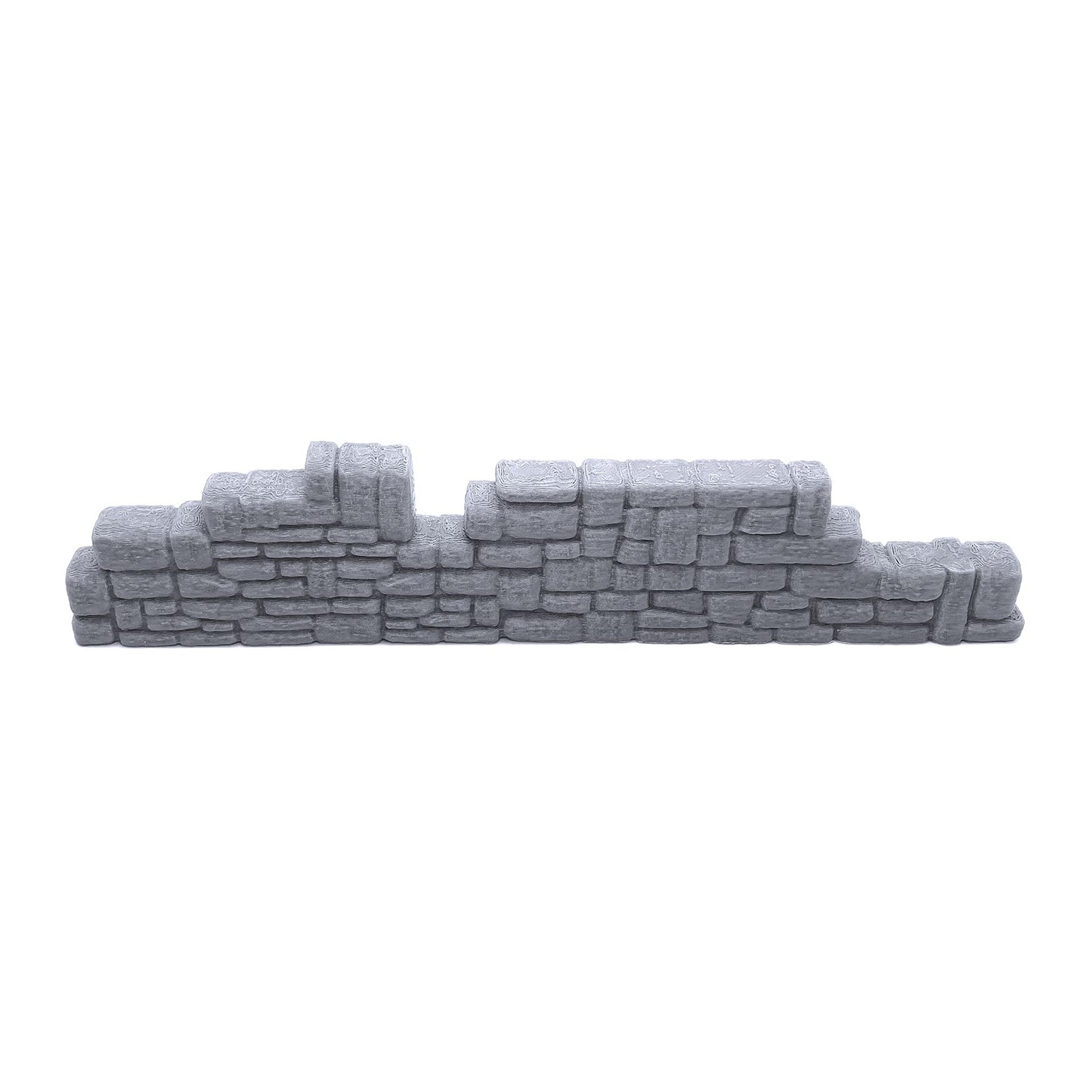 Endertoys Ruined Stone Walls Set A, Terrain Scenery For Tabletop 28Mm Miniatures Wargame, 3D Printed And Paintable