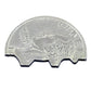 Brilliantmagic Magic Bites Coin Bite Out Dollar Folding Bite Coin Quarter With Replacement Rubber Band - Close Up Coin Magic Tri