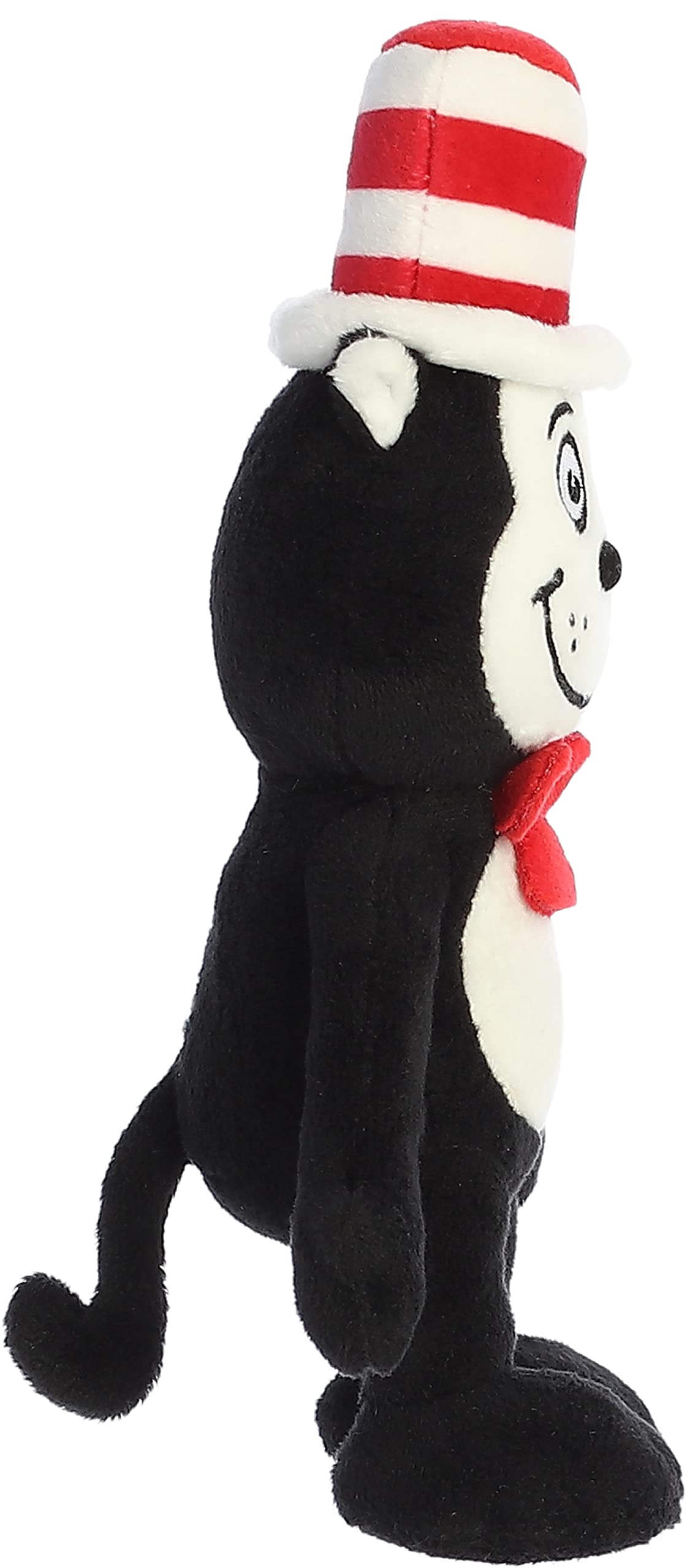 Aurora Whimsical Dr. Seuss Cat In The Hat Armature Stuffed Animal - Magical Storytelling - Officially Licensed - Black 8 Inches