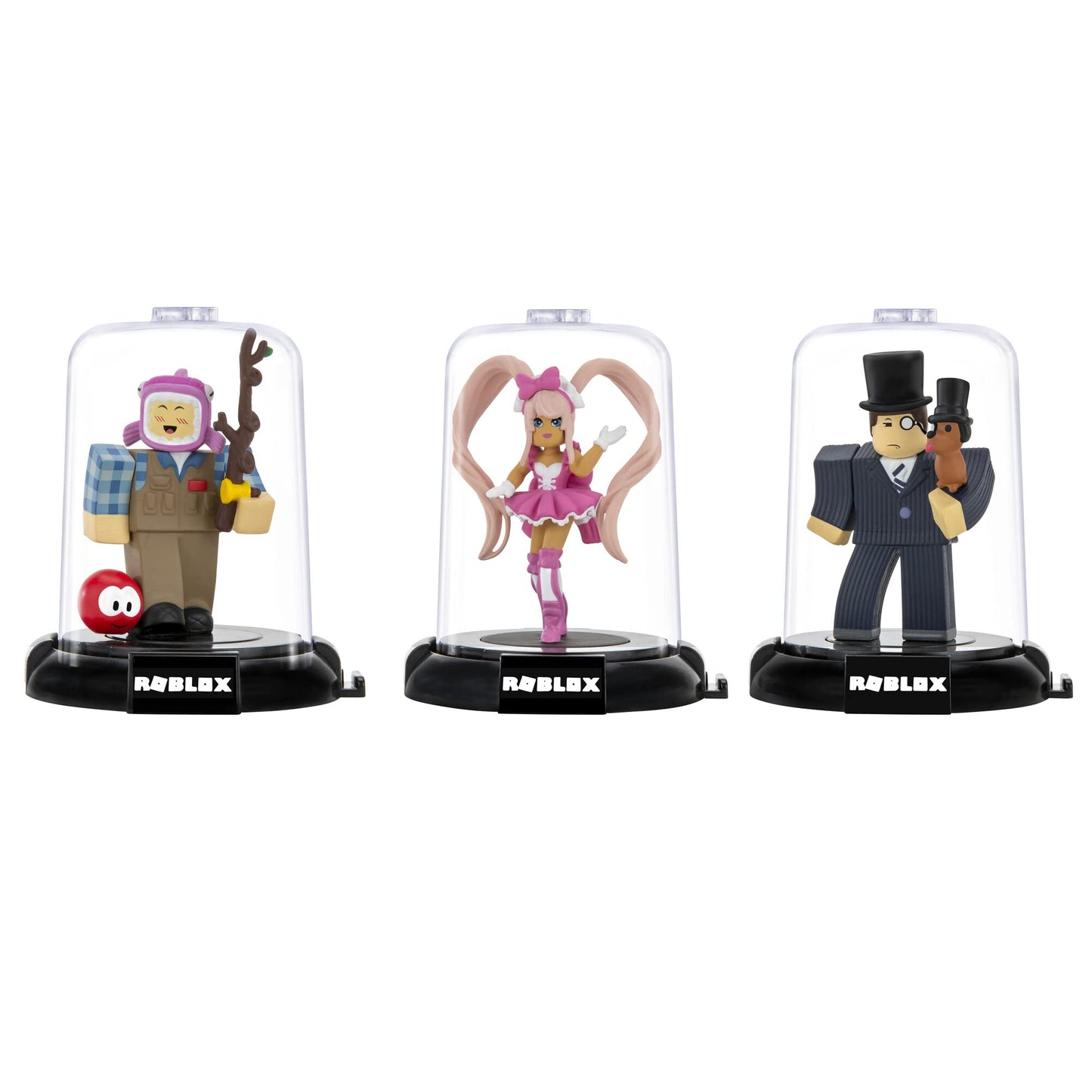 Roblox Action Collection - 15Th Anniversary Domez Collectible Royale High: Dear Dollie, Meepcity: Fisherman, Adopt Me!: Sir Woofington 3-Pack [Includes 3 Exclusive Virtual Items]