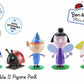 Ben & Holly Collectable 5 Figure Pack - Imaginative Play Set, Plastic, Multicolor, Model 07710