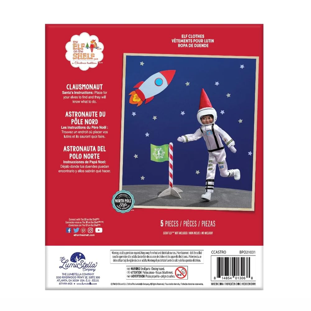 The Elf on the Shelf limited availability Claus Couture Clausmonaut/Astronaut - Scout Elf NOT Included