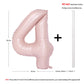 40 In Matte Pink Number Balloons Helium Foil Mylar Balloon Birthday Party Banquet Decoration Digital 4