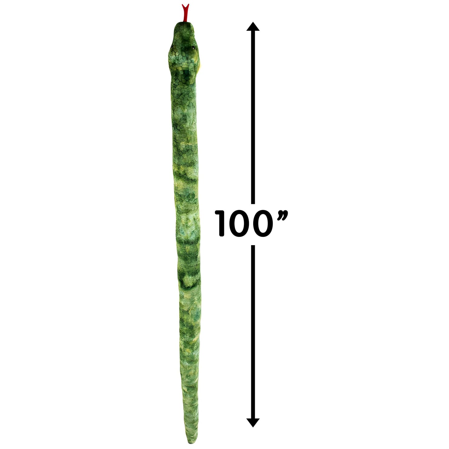 Rhode Island Novelty Giant Anaconda Snake Plush Toy 100 Inch Long