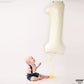Katchon, Cream Number 1 Balloons For 1St Birthday - Giant 40 Inch | Cream Number One Balloon | Cream One Balloon For First Birthday Decorations | 1 Balloon Number For The Big One Birthday Decorations