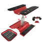RC Car Work Stand Aluminum Repair Workstation 360 Degree Rotation Lift Lower w/Screw Tray for 1/10 1/12 1/16 Scale Traxxas TRX4