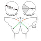 Sgftre Colorful Butterfly Kites Easy To Fly Toys