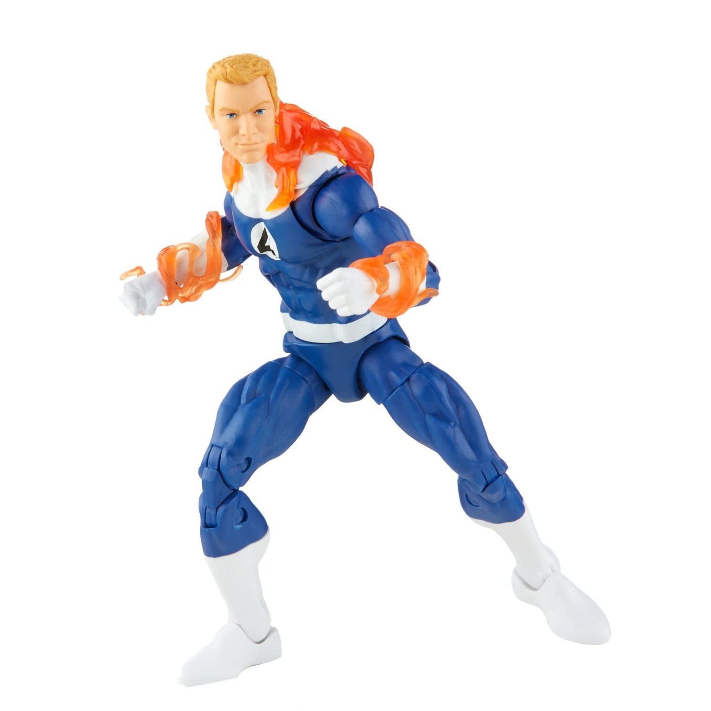 Marvel Legends Series 6-inch Human Torch Action Figure, Red, Includes 5 Accessories, Model RD-RS270125, Plastic Toy