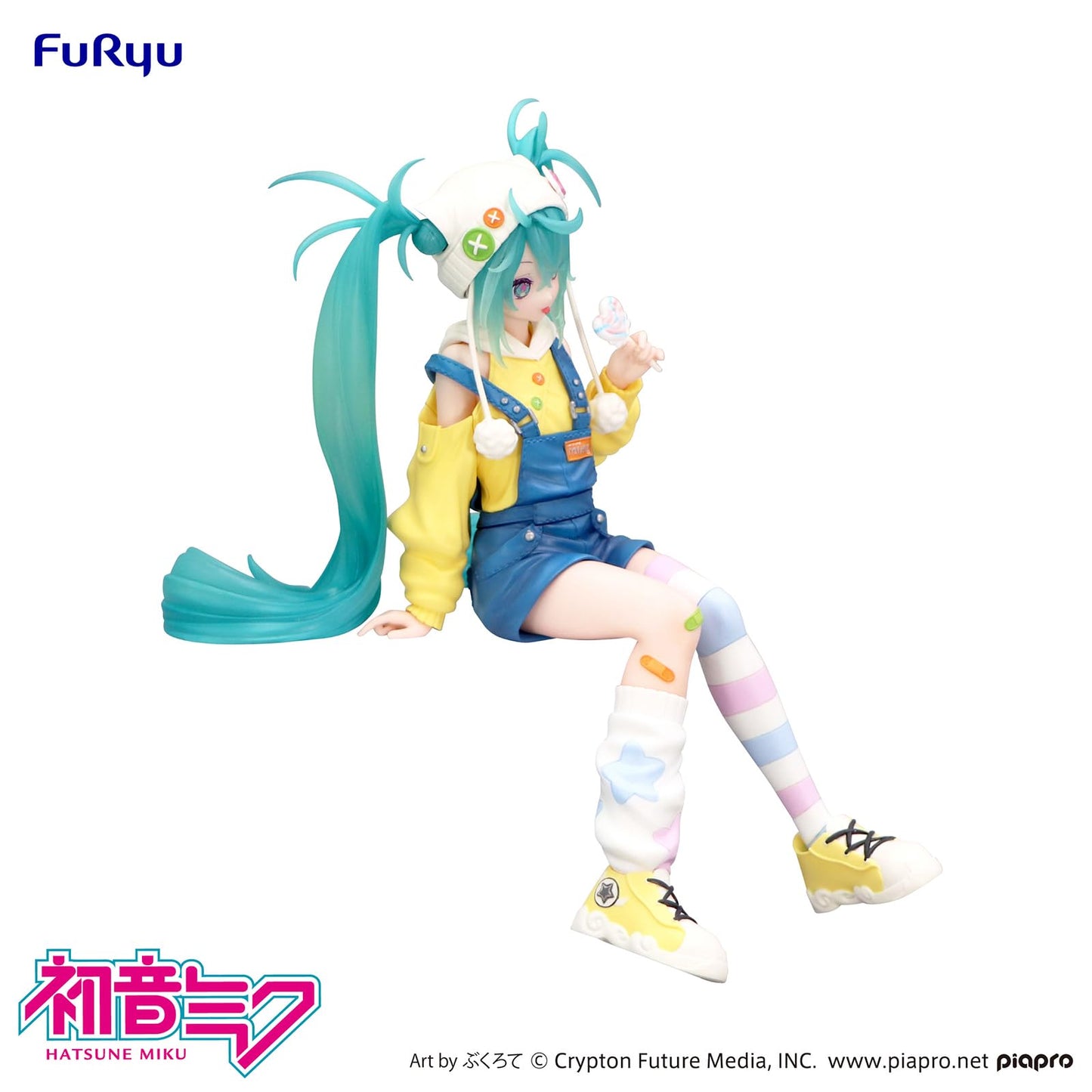 FuRyu Corporation-Hatsune Miku Noodle Stopper Figure -Lollipop- Figure