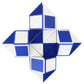 Mipartebo Magic Snake Cube Puzzle - Large Blue Twist Fidget Toy, Model ZCMC2472, Perfect for Kids, Adults, and Party Favors