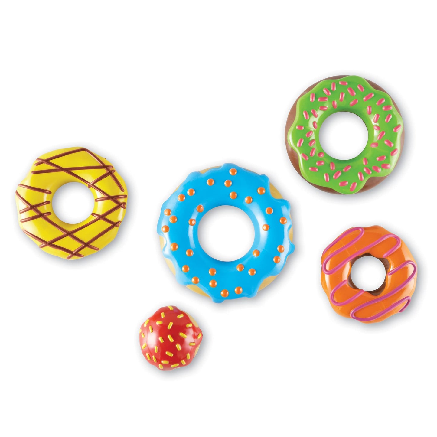 Learning Resources Smart Snacks Stack 'Em Up Doughnuts - 7 Pieces, Ages 18+ Months Fine Motor Skills Toys, Toddler Counting Toys