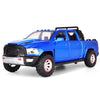 SASBSC Diecast RAM 1500 Pickup Truck Toy - Metal, Blue, Open Door, Lights & Sound, Gift for Kids Ages 3-8