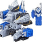 Power Rangers Dino Fury Blue Tricera cutting edge and Black Stego Spike Zord Toys for Kids Ages 4 and Up Zord Link Mix-and-Match Custom Build System