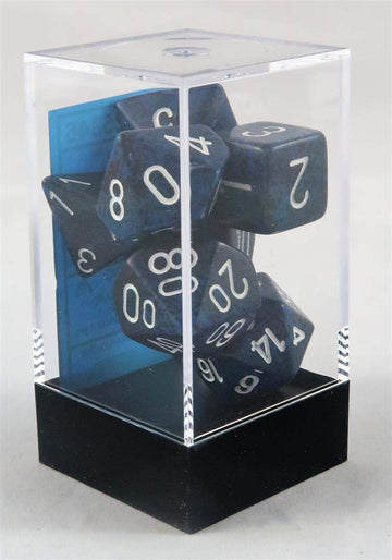 Chessex Manufacturing 25346 Stealth Speckled Polyhedral Dice Set Of 7