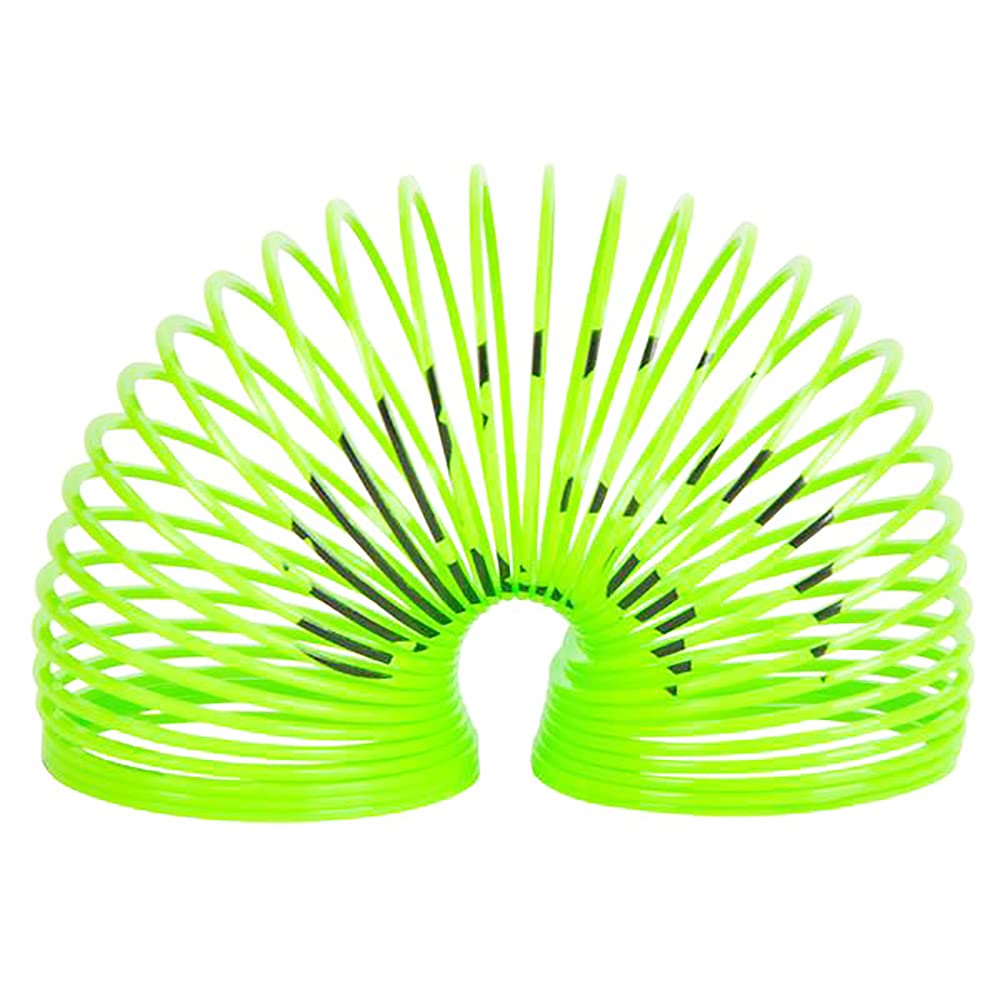 The Dreidel Company Halloween Coil Spring, Jack-O-Lantern Circle Shaped Coils, Neon Colors Magic Spring Toy, Party Favor For Kids, 1.4' (35Mm) (24-Pack)