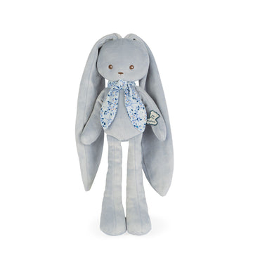 Kaloo Lapinoo My First Friend Corduroy Rabbit - Machine Washable - 13.75” Tall In Gift Box - Blue Ages 0+ - K969944