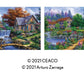 Ceaco - Arturo Zarraga - Cascade House - 550 Piece Jigsaw Puzzle