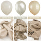 Partywoo White Sand Balloons, 142 Pcs Pearl White Sand Balloons Different Sizes Pack Of 18 Inch 12 Inch 10 Inch 5 Inch Boho White Balloons For Balloon Garland Or Arch As Party Decorations, White-Z41
