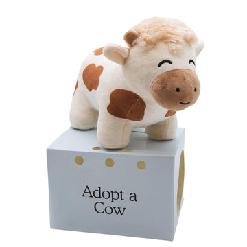 Follow Your Legend Charlie The Cow Plushie - 7    Cow Stuffed Animal, Stuffed Cow, Cow Plush, Fluffy Cow Stuffed Animal, Cow Gif