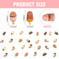 60 Pieces Mini Ice Cream Decor for Dollhouse Accessorie Mini Food Dessert for Crafts Tiny Resin Ice Cream for Dollhouse Mini Kit