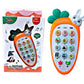 Mobile Phone Musical Toy for Kids Baby Toddler | Carrot/Rabbit face | 20 Musical Animal Sound Toy | Birthday Party Gifts for Gir
