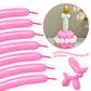 Lxzfcrg 260 Balloons Pink Long Balloons For Balloon Animals, Thickening Long Skinny Latex Twisting Balloon For Balloon Garland H