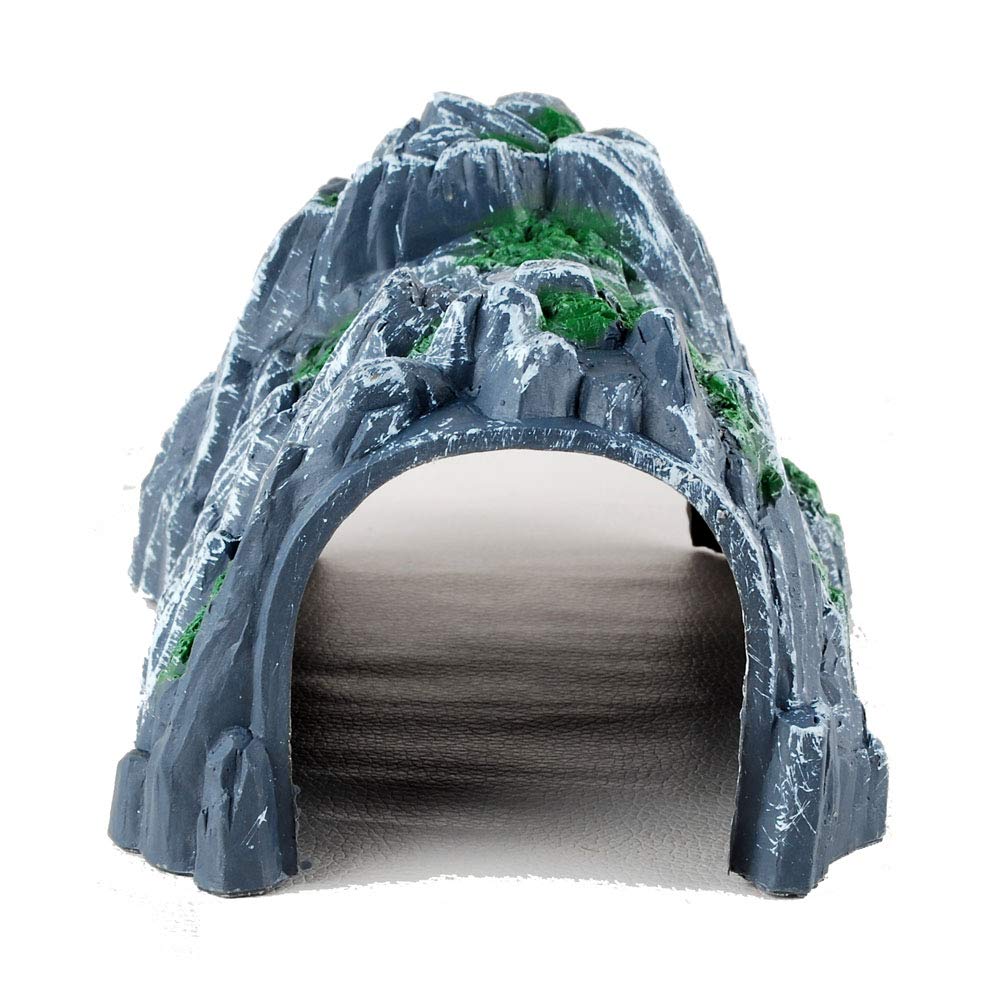Nwfashion Model Scenery 1:160 Scale N Gauge Plastic Rockery Tunnel Track Train Accessories Toy (2Pcs)