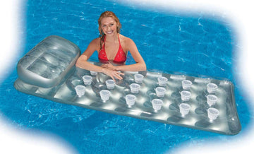 Intex 18-Pocket Mattress Suntanner Pool Lounger W/Headrest (3 Pack) | 58894Ep