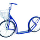 Amish-Made Deluxe Kick Scooter Bike - Model 2060 - Youth/mature-themed Size (No Kickstand  Navy Blue)