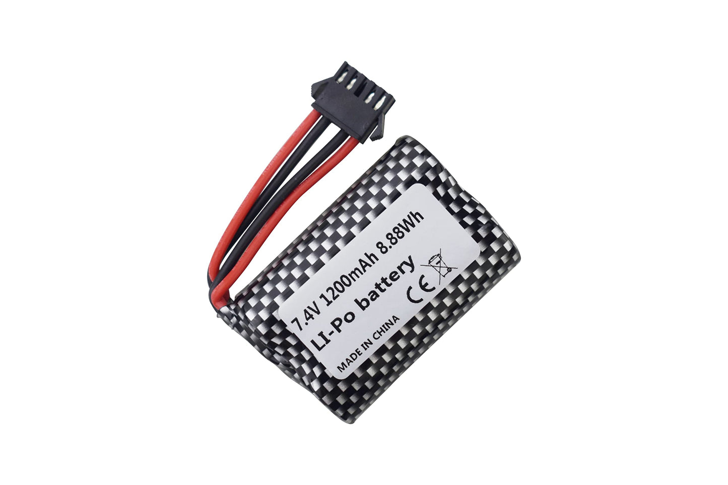 sea jump Accessories 2PCS 7.4V 1200mah Lithium Battery for R208 R308 2008 R206 TX122 TX123 H106 V003 RC Remote Control Boat Batt