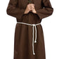 Rubies Mens Monk Robe Costume, Brown, Standard