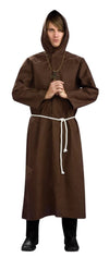 Rubies Mens Monk Robe Costume, Brown, Standard