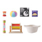 Calandis 7Pcs Toddlers Musical Instruments Wood Toys Rattles For Kids Baby Boys Girls | Developmental Baby Toys | Toys For Baby